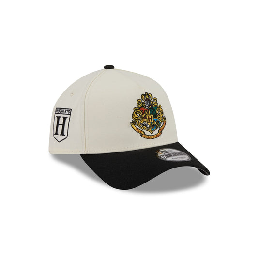 Harry Potter Hogwarts Chrome White 9FORTY A-Frame Adjustable Hat - New Era Cap