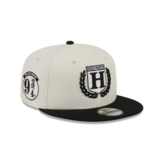 Harry Potter Hogwarts Chrome White 9FIFTY Snapback Hat - New Era Cap