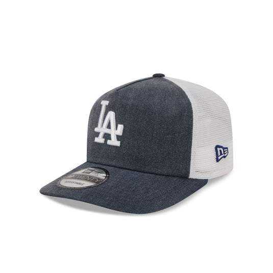 Los Angeles Dodgers Herringbone Team Colors 19TWENTY Trucker Hat - New Era Cap
