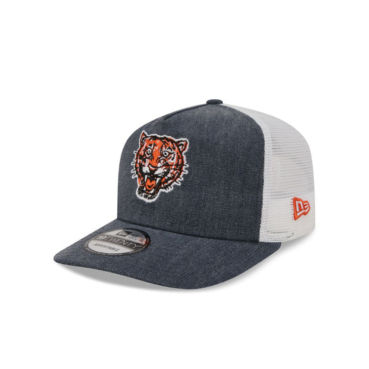 Detroit Tigers Herringbone Team Colors 19TWENTY Trucker Hat - New Era Cap