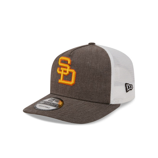 San Diego Padres Herringbone Team Colors 19TWENTY Trucker Hat - New Era Cap