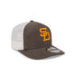 San Diego Padres Herringbone Team Colors 19TWENTY Trucker Hat