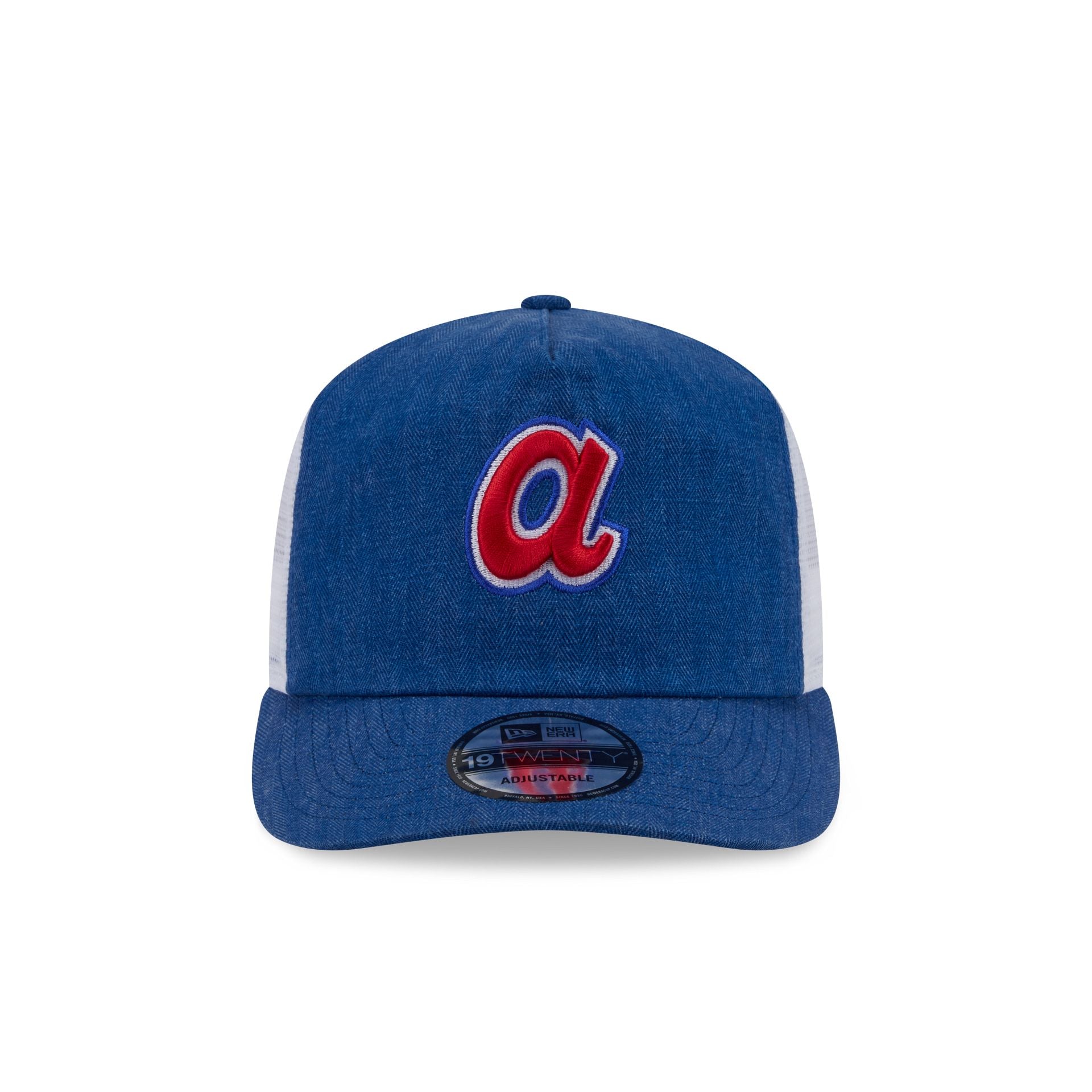 Atlanta Braves Herringbone Team Colors 19TWENTY Trucker Hat