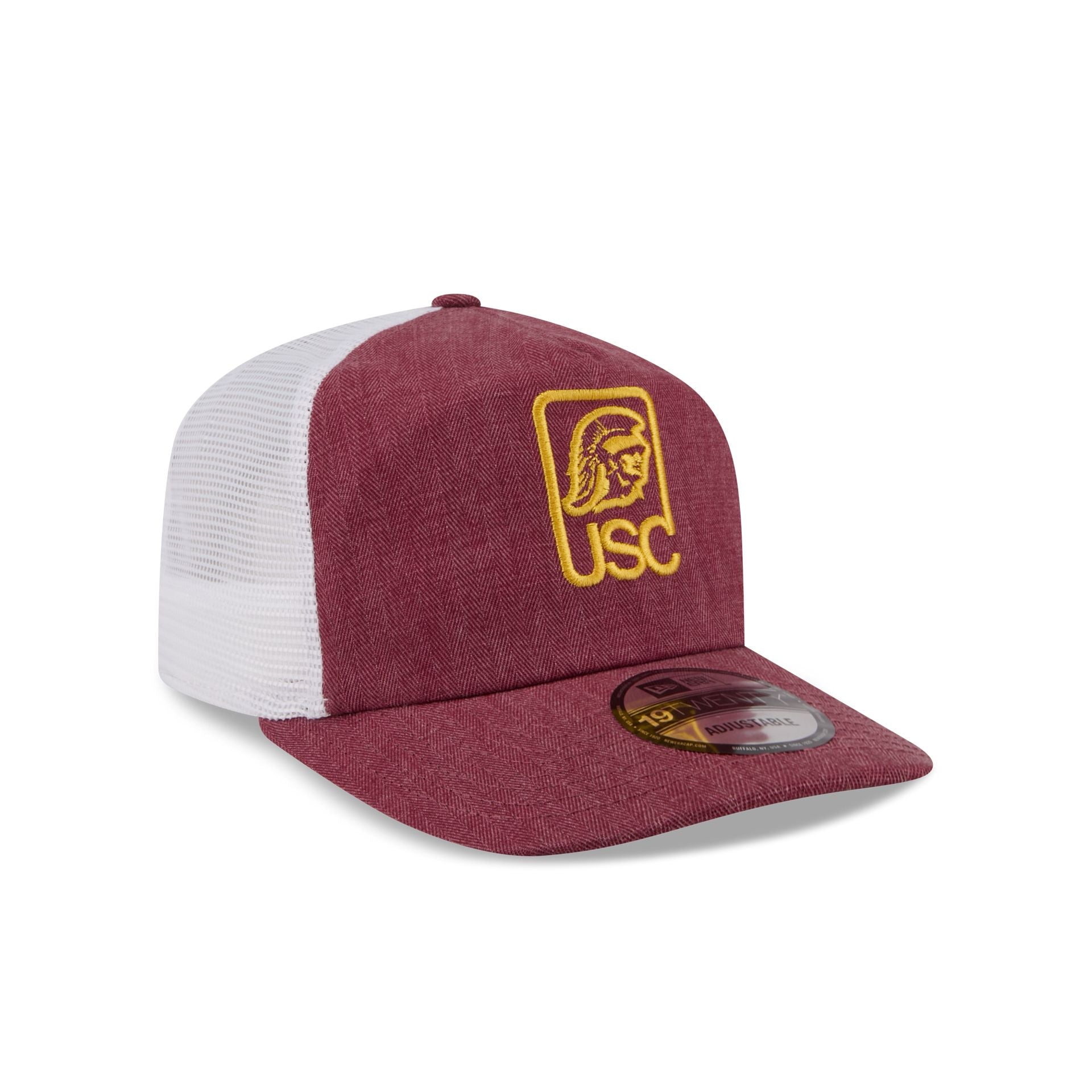 USC Trojans Herringbone Team Colors 19TWENTY Trucker Hat