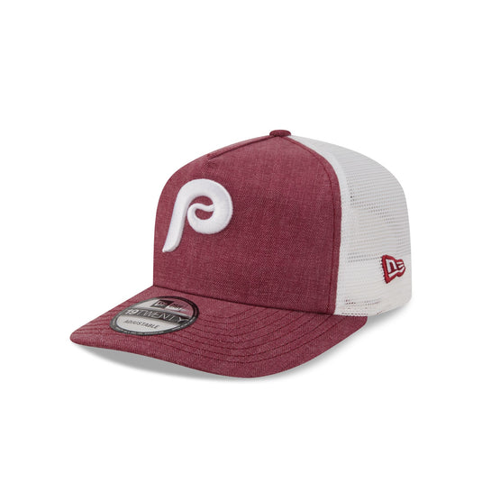 Philadelphia Phillies Herringbone Team Colors 19TWENTY Trucker Hat - New Era Cap