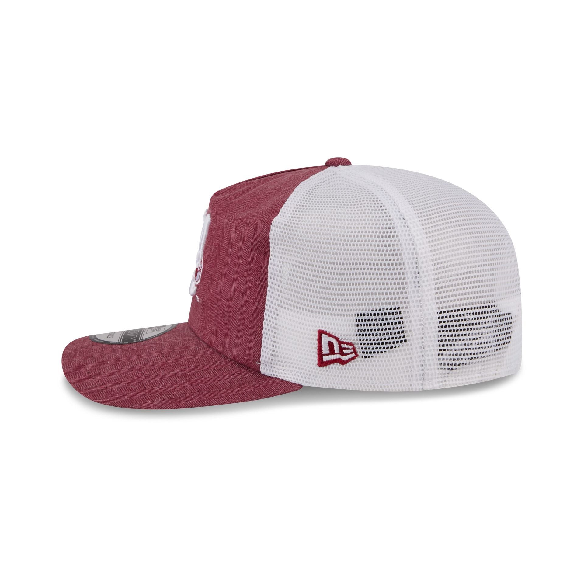 Alabama Crimson Tide Herringbone Team Colors 19TWENTY Trucker Hat