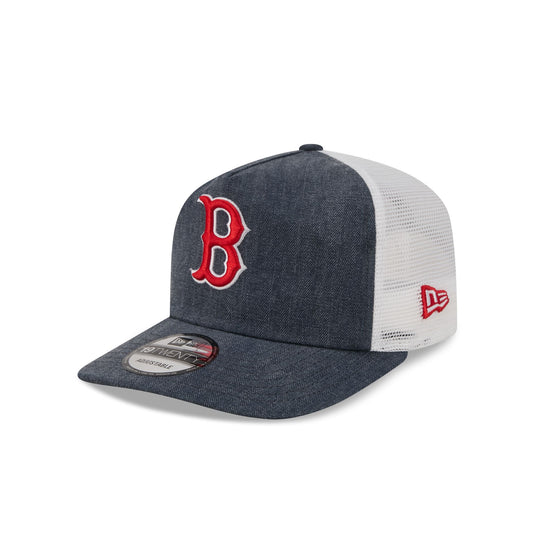 Boston Red Sox Herringbone Team Colors 19TWENTY Trucker Hat - New Era Cap