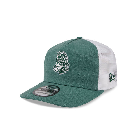 Michigan State Spartans Herringbone Team Colors 19TWENTY Trucker Hat - New Era Cap