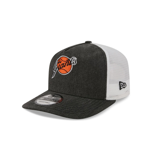 San Francisco Giants Herringbone Team Colors 19TWENTY Trucker Hat - New Era Cap