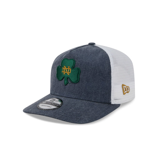 Notre Dame Fighting Irish Herringbone Team Colors 19TWENTY Trucker Hat - New Era Cap