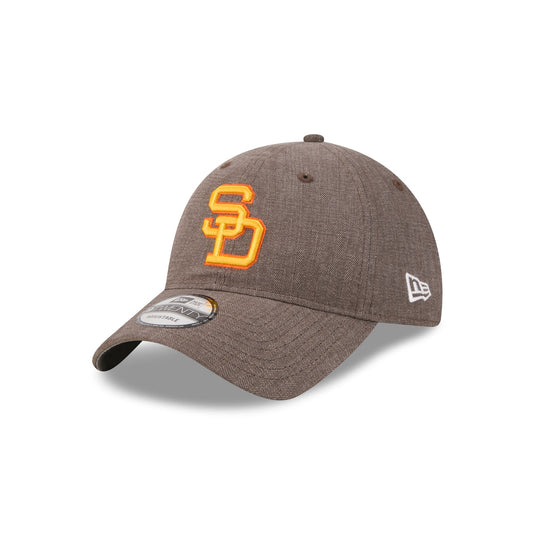 San Diego Padres Herringbone Team Colors 9TWENTY Adjustable Hat - New Era Cap
