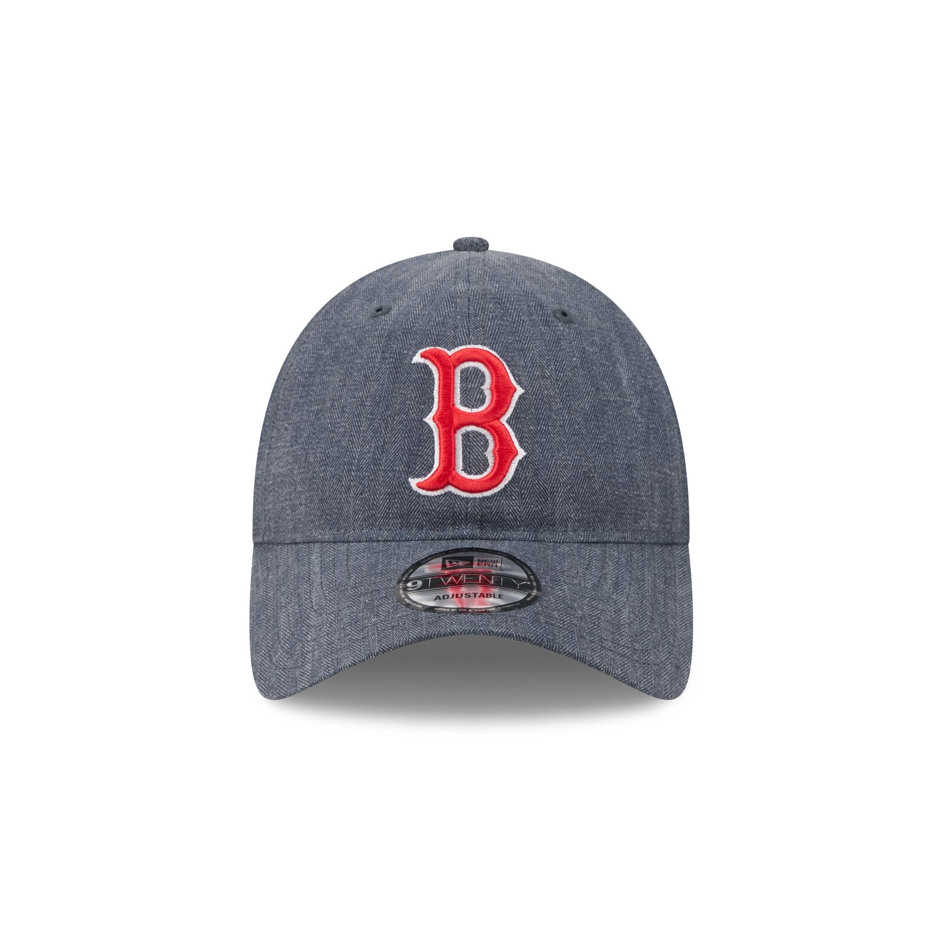 Boston Red Sox Herringbone Team Colors 9TWENTY Adjustable Hat