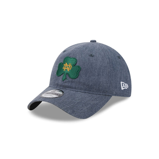 Notre Dame Fighting Irish Herringbone Team Colors 9TWENTY Adjustable Hat - New Era Cap