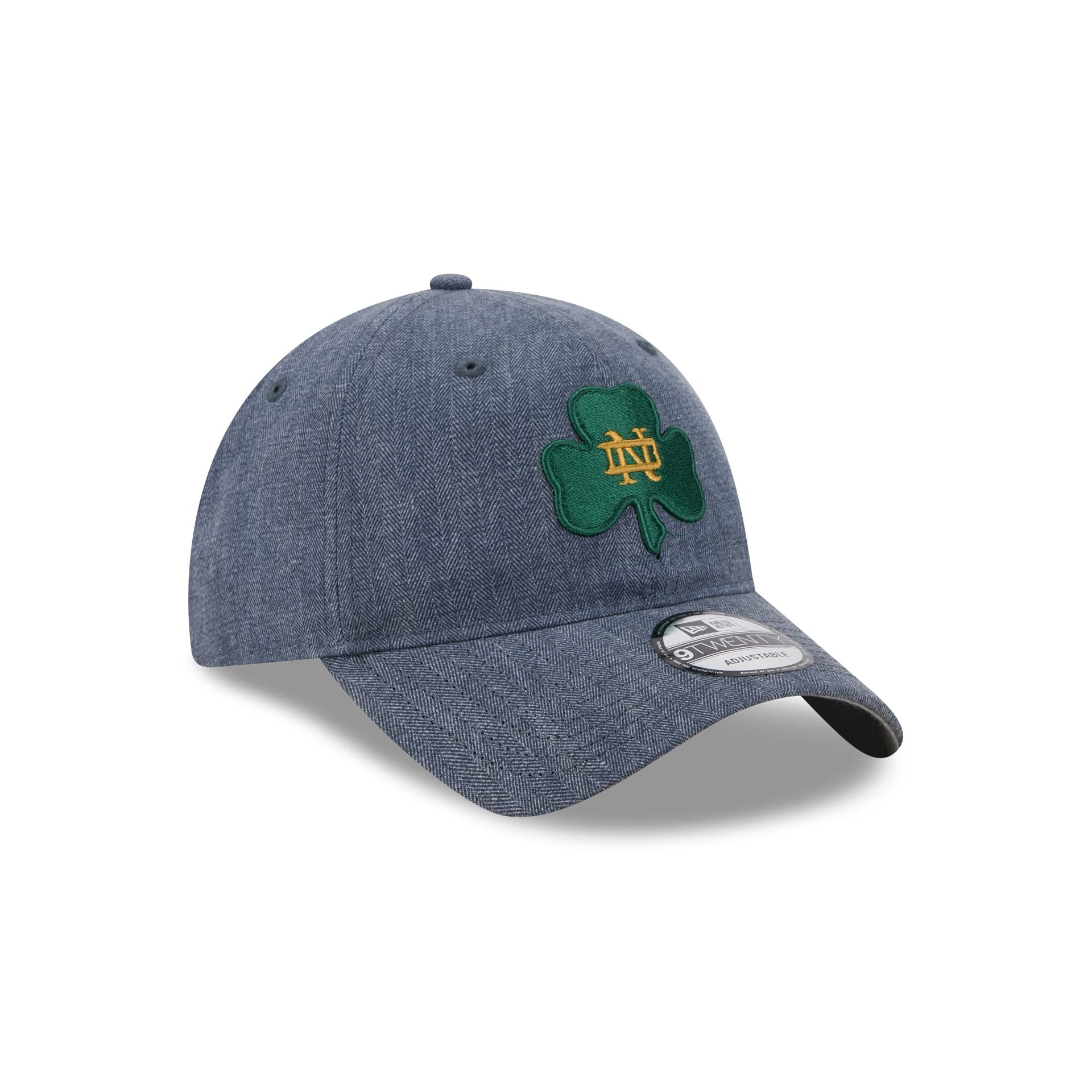 Notre Dame Fighting Irish Herringbone Team Colors 9TWENTY Adjustable Hat