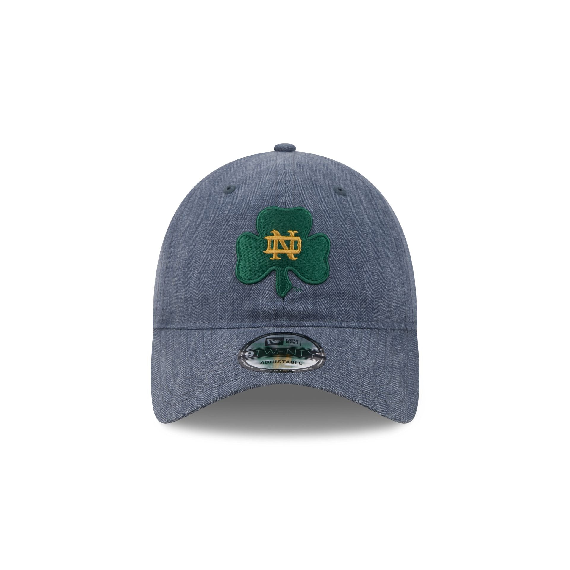 Notre Dame Fighting Irish Herringbone Team Colors 9TWENTY Adjustable Hat