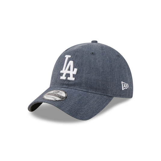 Los Angeles Dodgers Herringbone Team Colors 9TWENTY Adjustable Hat - New Era Cap