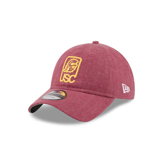 USC Trojans Herringbone Team Colors 9TWENTY Adjustable Hat - New Era Cap