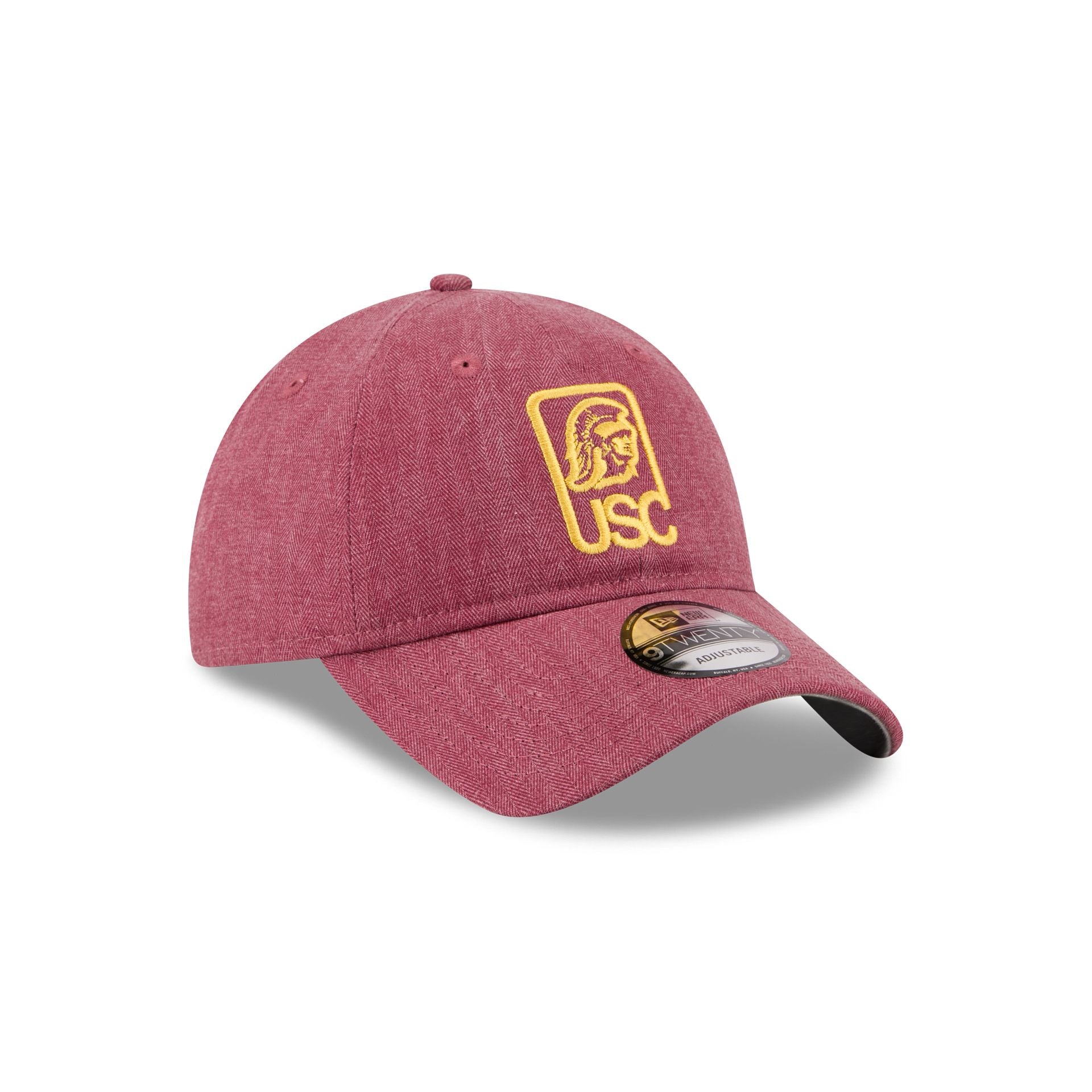 USC Trojans Herringbone Team Colors 9TWENTY Adjustable Hat