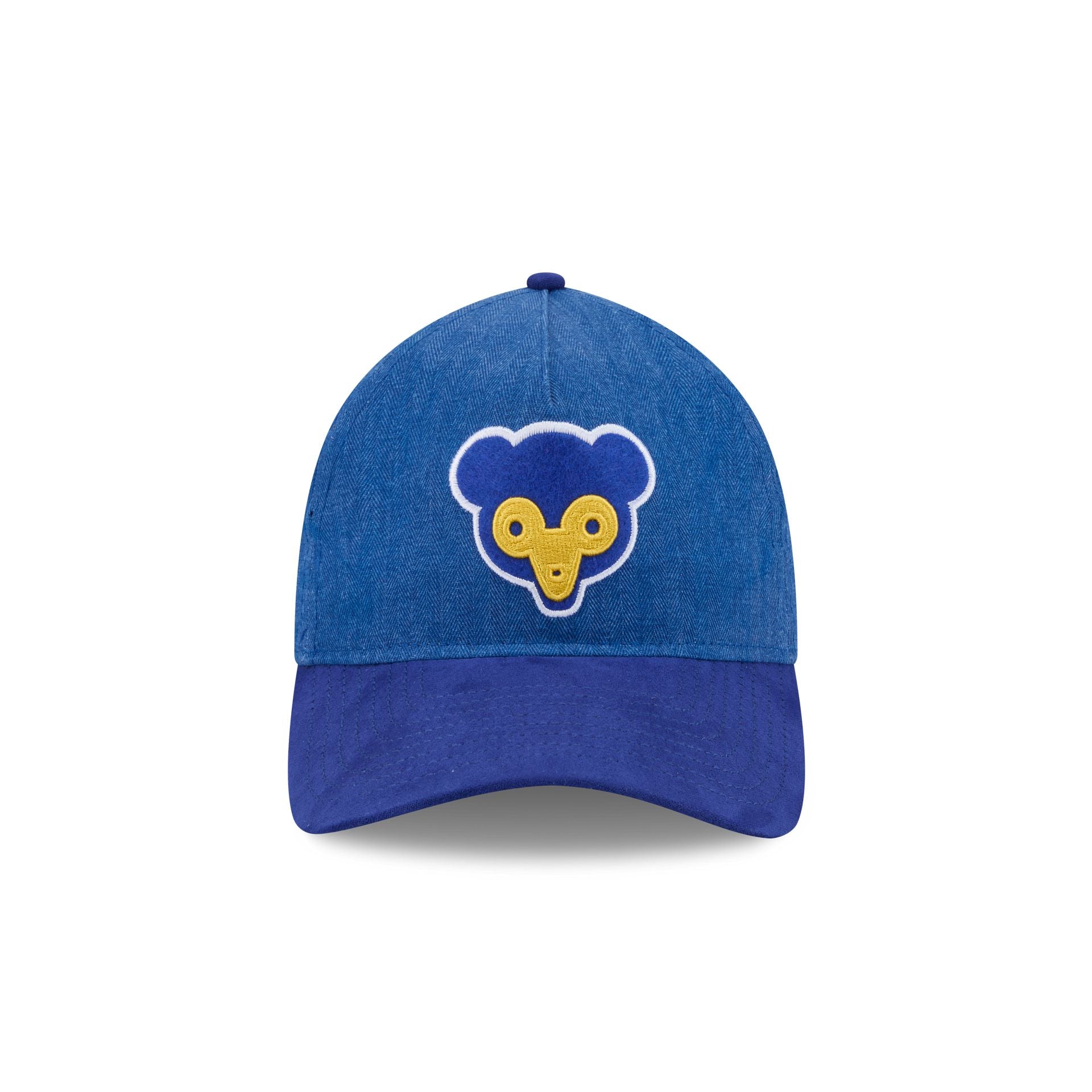 Chicago Cubs Herringbone Team Colors 9TWENTY A-Frame Adjustable Hat