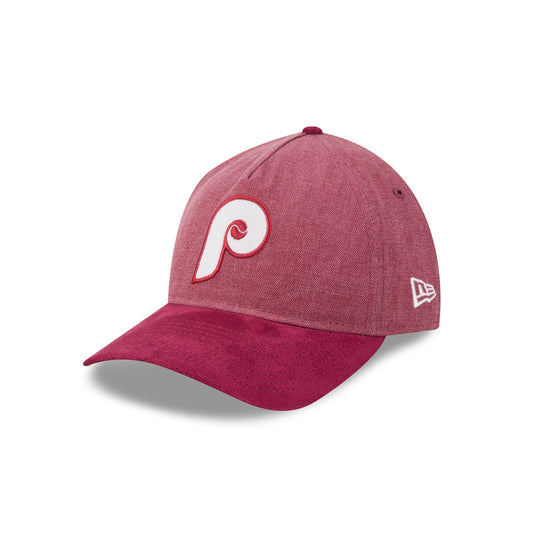 Philadelphia Phillies Herringbone Team Colors 9TWENTY A-Frame Adjustable Hat - New Era Cap