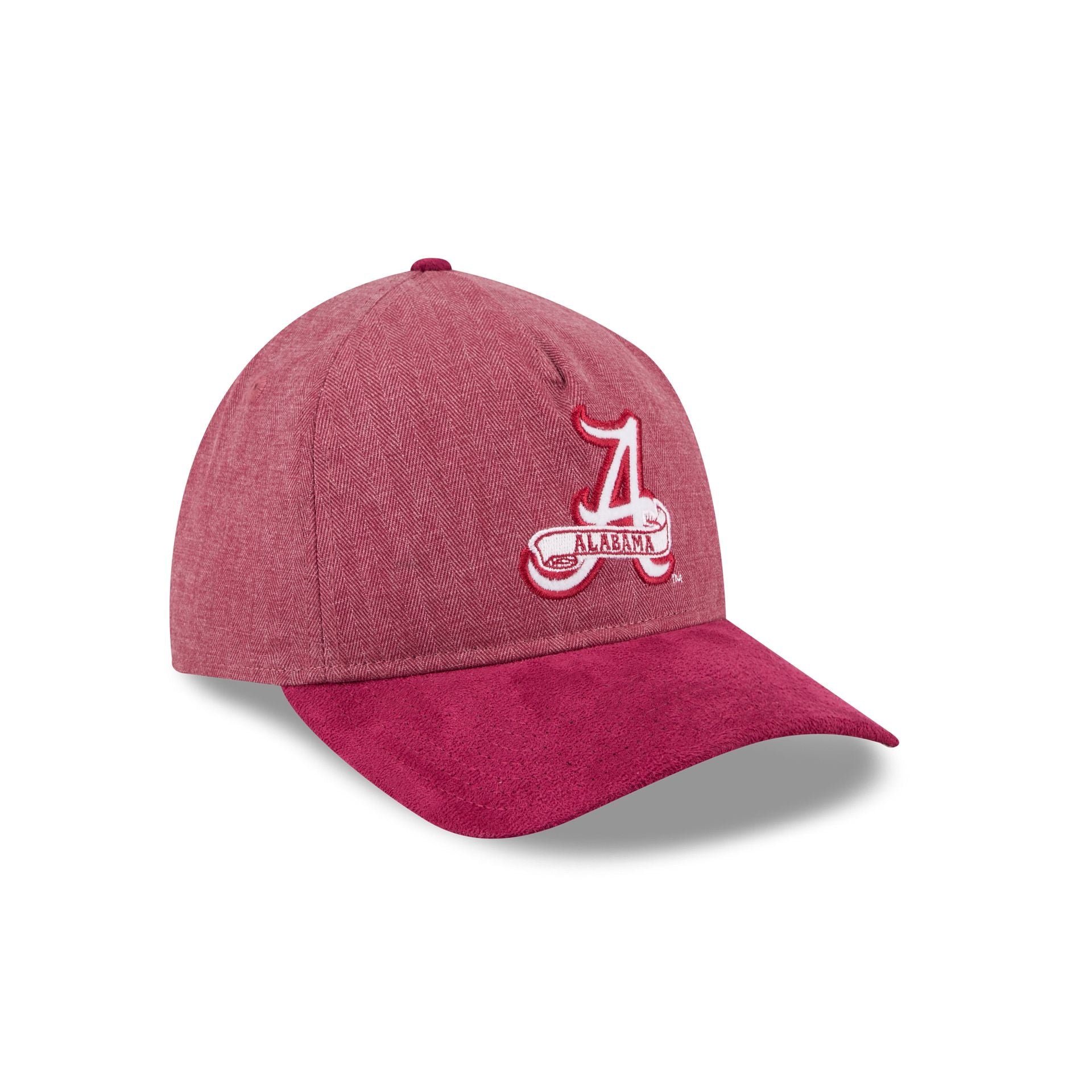 Alabama Crimson Tide Herringbone Team Colors 9TWENTY A-Frame Adjustable Hat