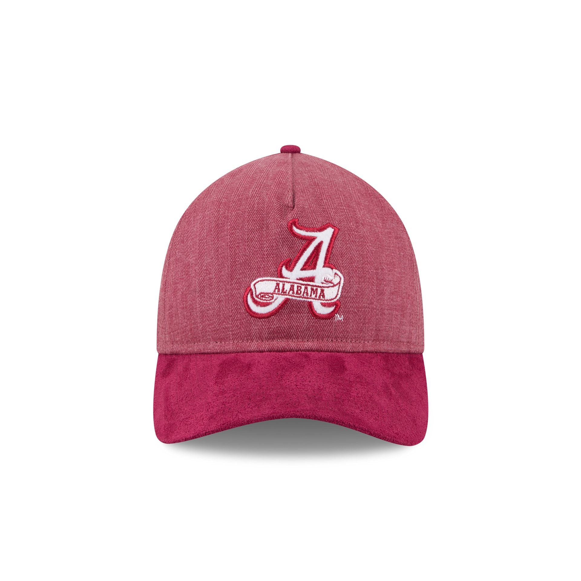 Alabama Crimson Tide Herringbone Team Colors 9TWENTY A-Frame Adjustable Hat