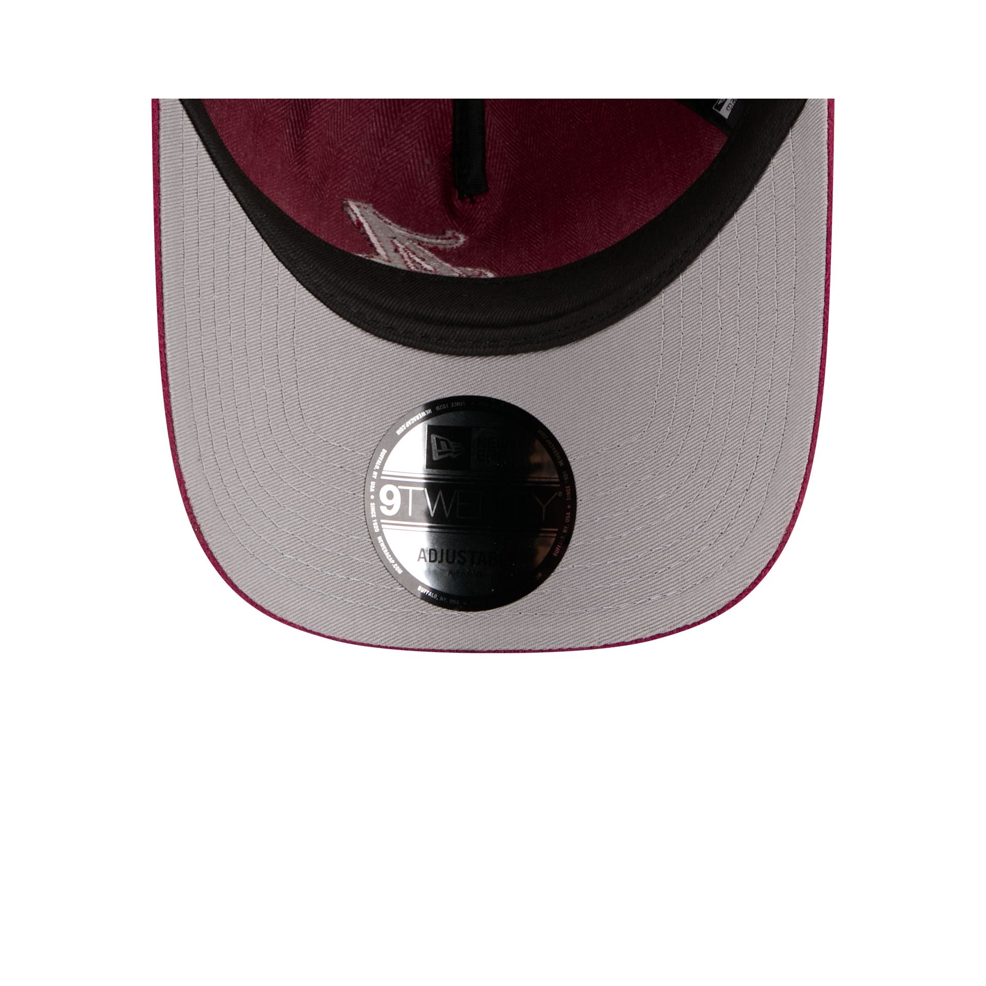 Alabama Crimson Tide Herringbone Team Colors 9TWENTY A-Frame Adjustable Hat