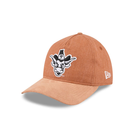Texas Longhorns Herringbone Team Colors 9TWENTY A-Frame Adjustable Hat - New Era Cap