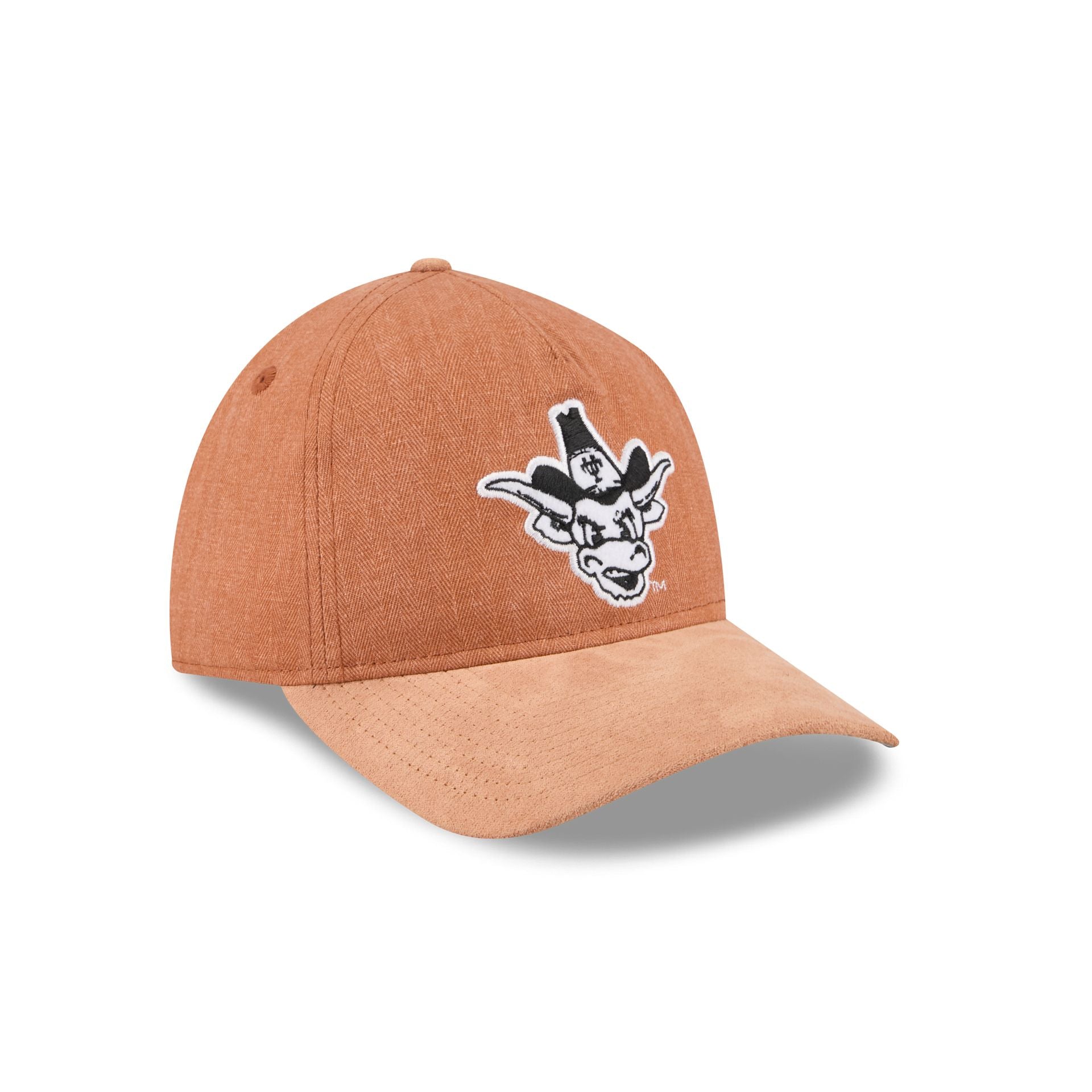 Texas Longhorns Herringbone Team Colors 9TWENTY A-Frame Adjustable Hat