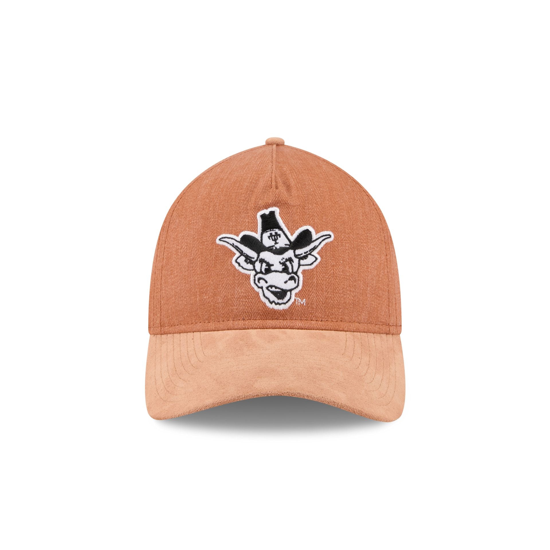 Texas Longhorns Herringbone Team Colors 9TWENTY A-Frame Adjustable Hat