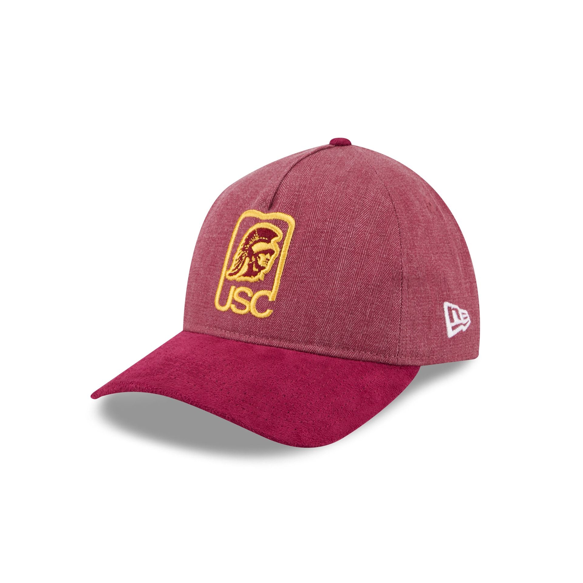 USC Trojans Herringbone Team Colors 9TWENTY A-Frame Adjustable Hat