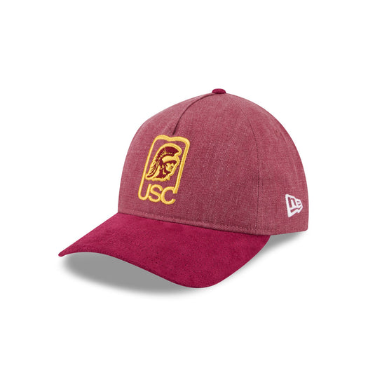 USC Trojans Herringbone Team Colors 9TWENTY A-Frame Adjustable Hat - New Era Cap