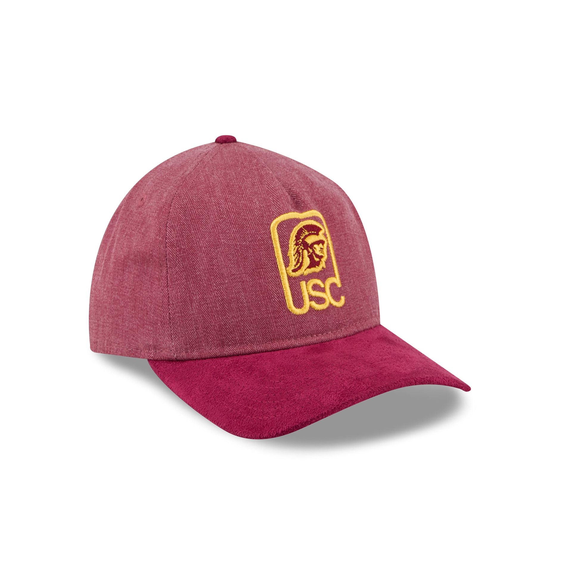 USC Trojans Herringbone Team Colors 9TWENTY A-Frame Adjustable Hat