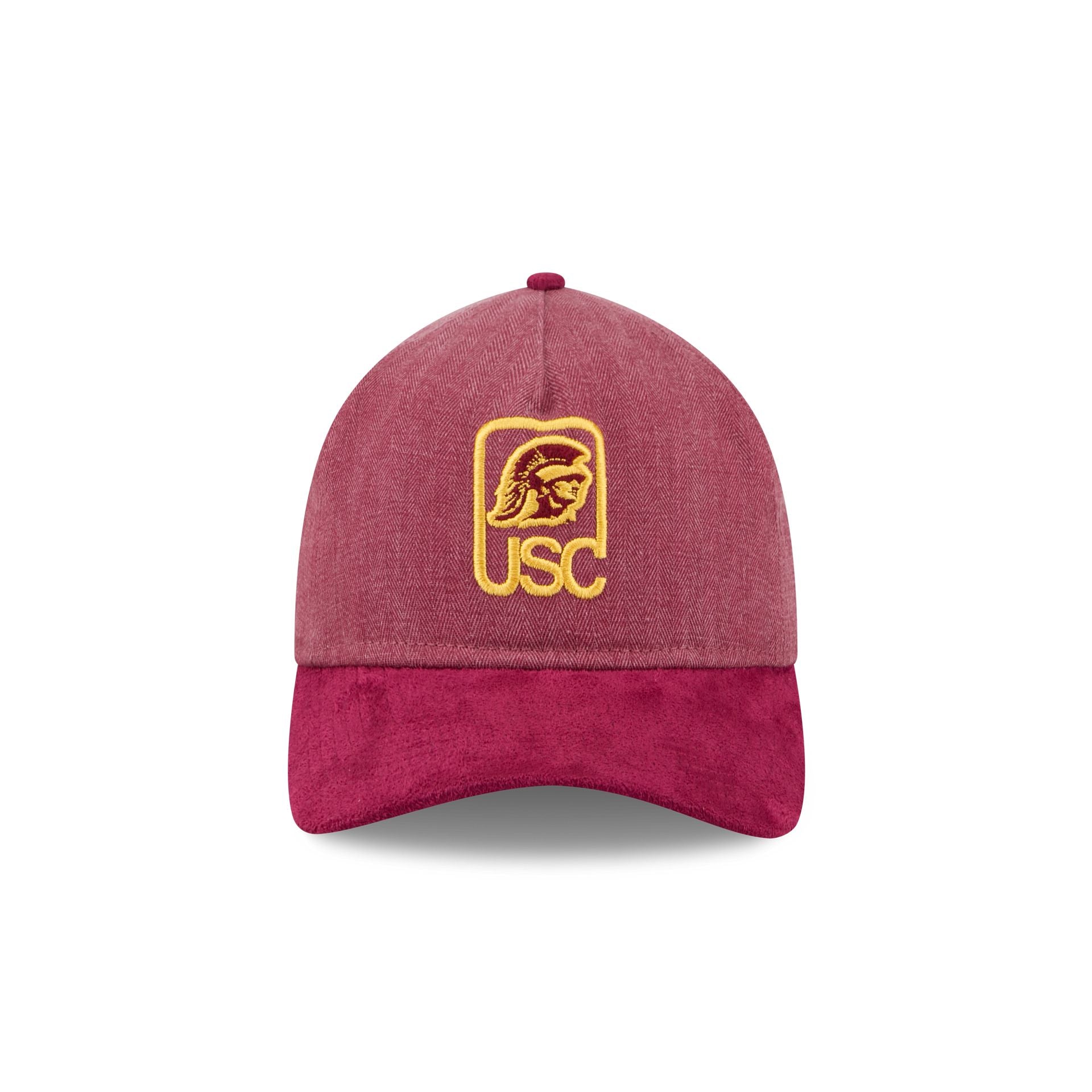 USC Trojans Herringbone Team Colors 9TWENTY A-Frame Adjustable Hat