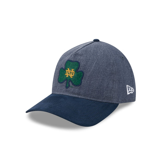 Notre Dame Fighting Irish Herringbone Team Colors 9TWENTY A-Frame Adjustable Hat - New Era Cap