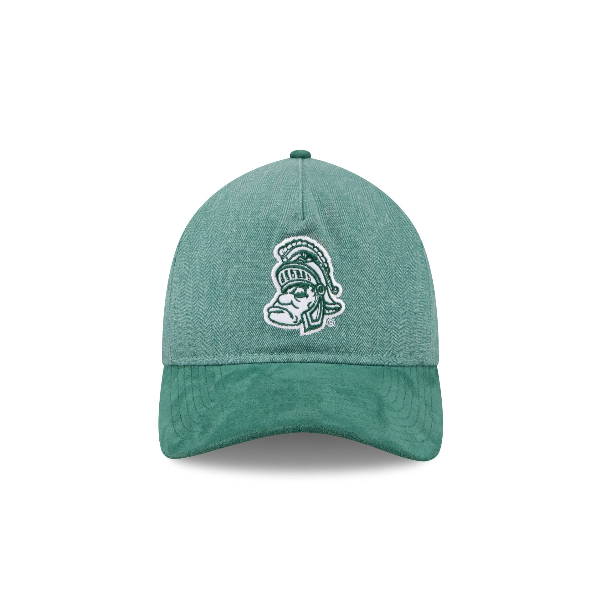 Michigan State Spartans Herringbone Team Colors 9TWENTY A-Frame Adjustable Hat