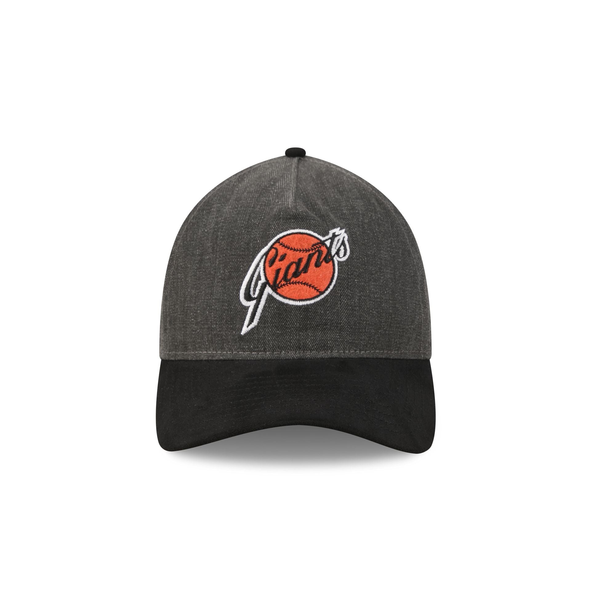 San Francisco Giants Herringbone Team Colors 9TWENTY A-Frame Adjustable Hat
