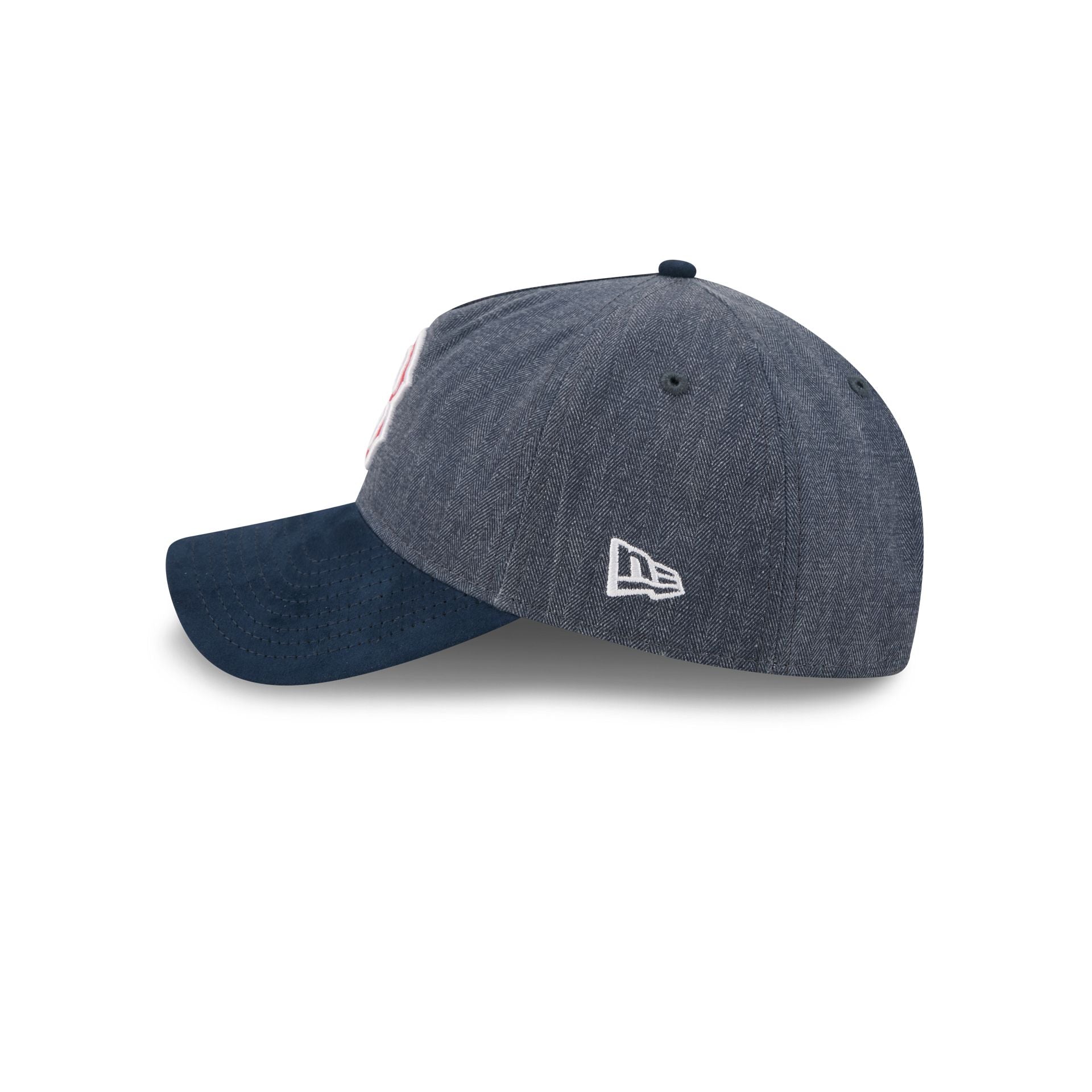 Boston Red Sox Herringbone Team Colors 9TWENTY A-Frame Adjustable Hat