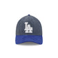 Los Angeles Dodgers Herringbone Team Colors 9TWENTY A-Frame Adjustable Hat