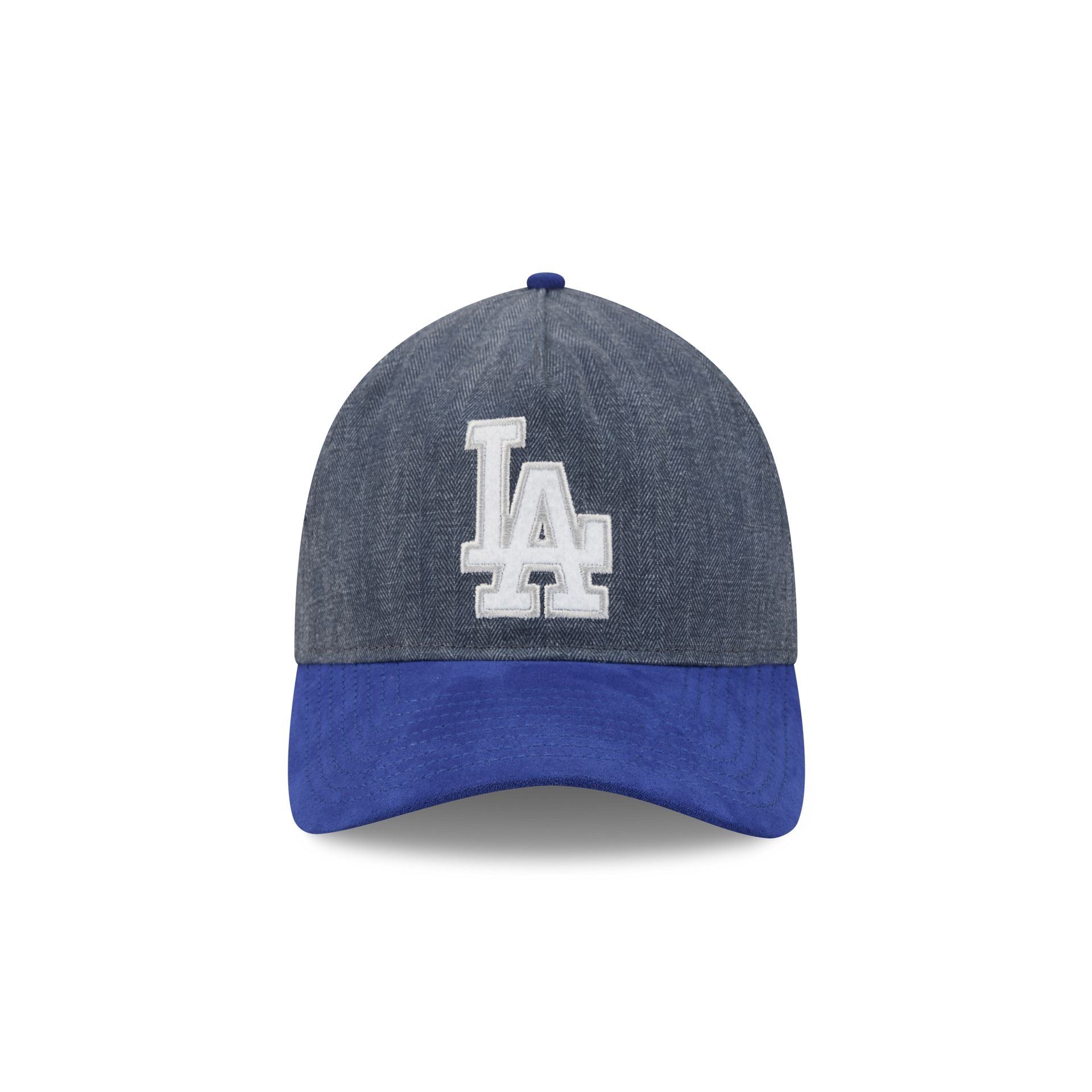 Los Angeles Dodgers Herringbone Team Colors 9TWENTY A-Frame Adjustable Hat