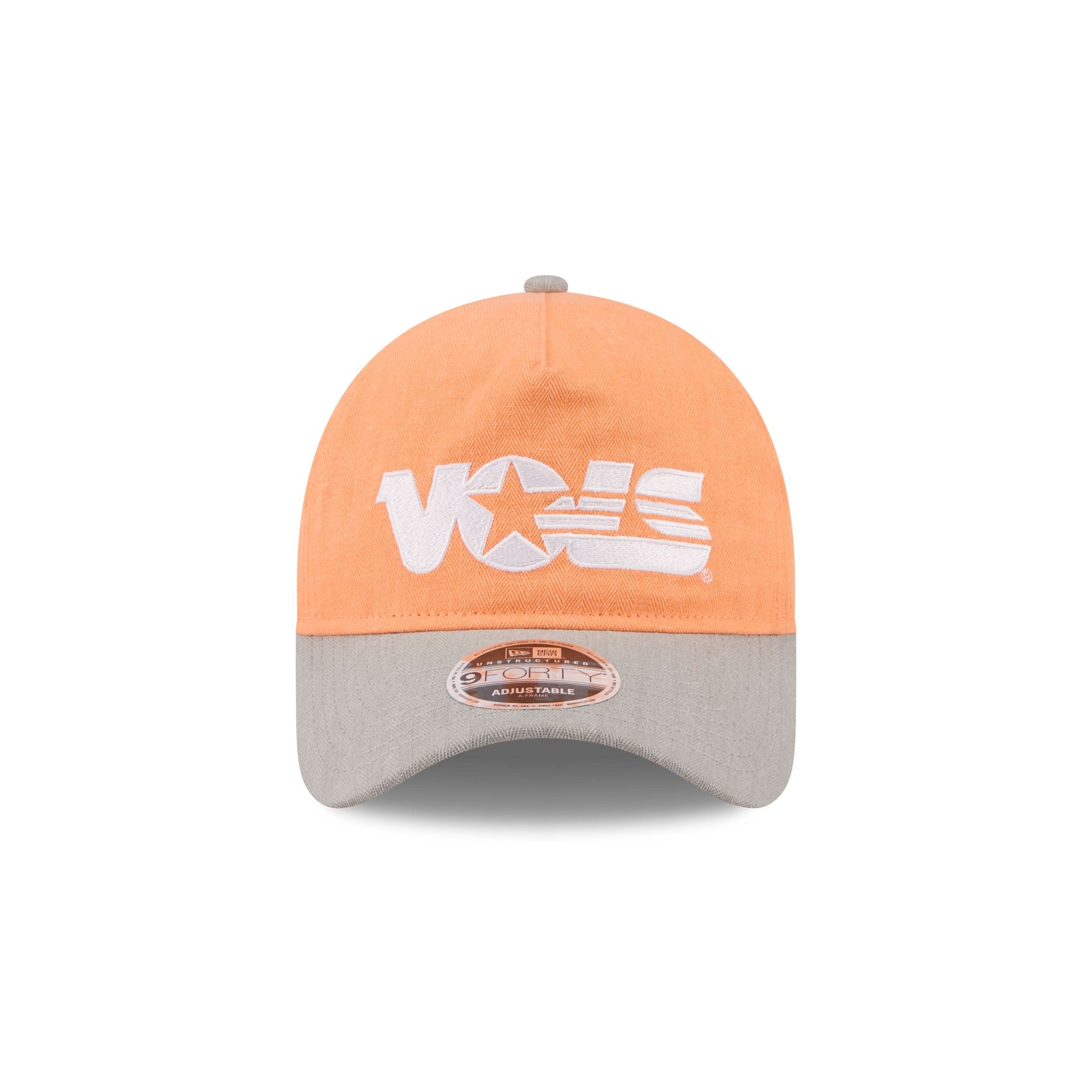 Tennessee Volunteers Herringbone Team Colors 9FORTY A-Frame Adjustable Hat