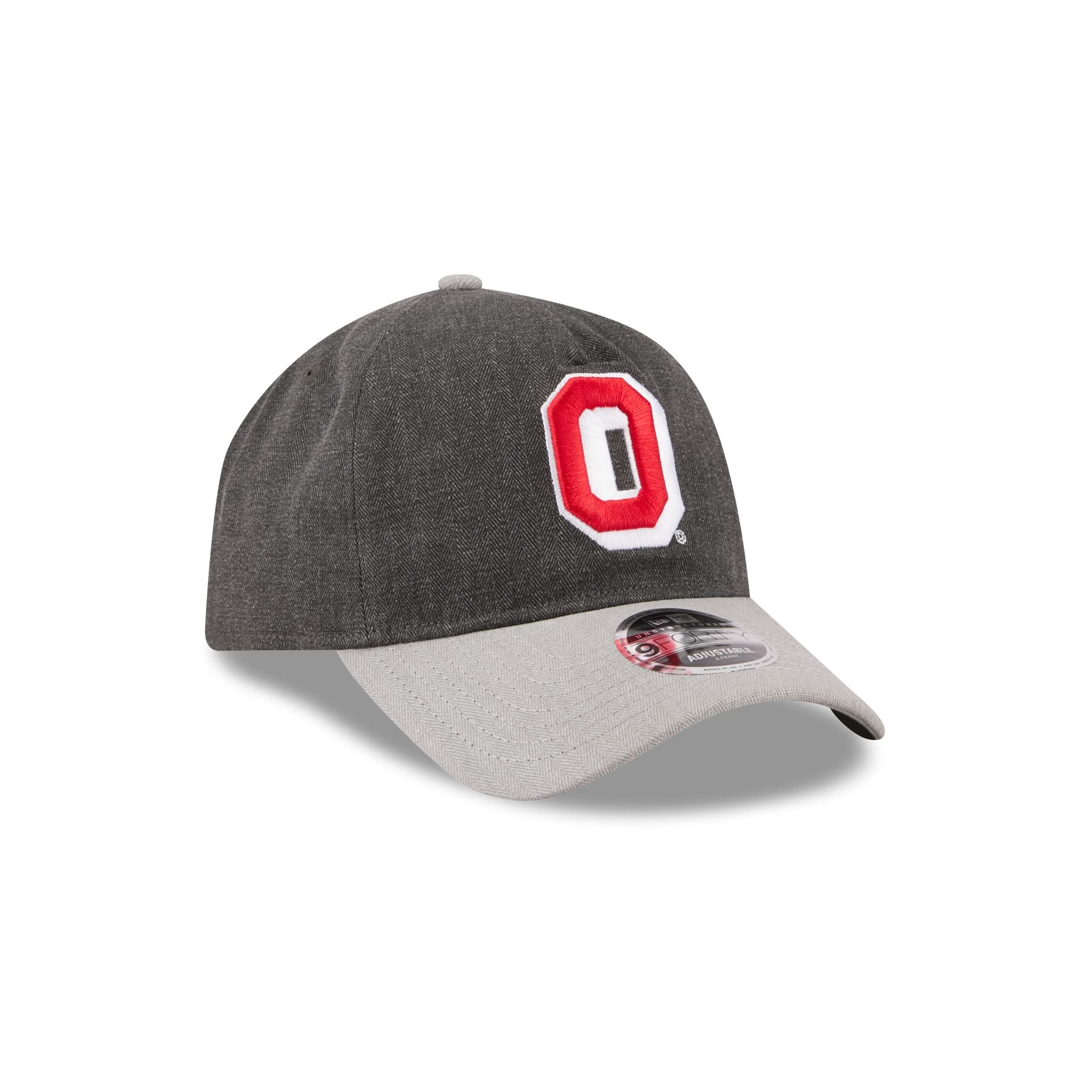 Ohio State Buckeyes Herringbone Team Colors 9FORTY A-Frame Adjustable Hat