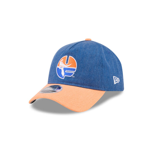 Florida Gators Herringbone Team Colors 9FORTY A-Frame Adjustable Hat - New Era Cap