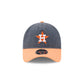 Houston Astros Herringbone Team Colors 9FORTY A-Frame Adjustable Hat