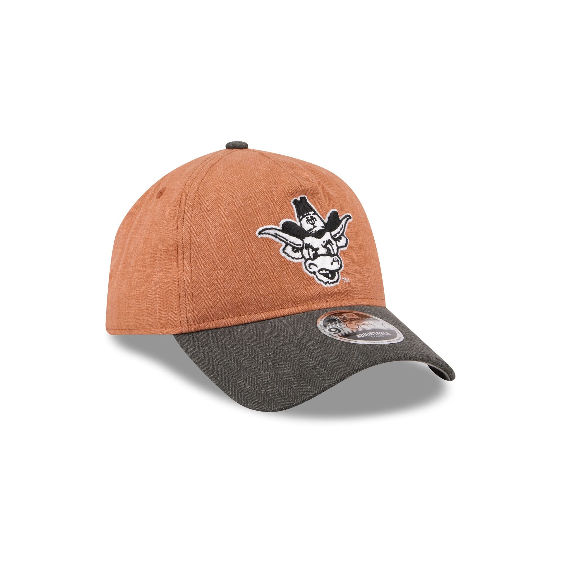 Texas Longhorns Herringbone Team Colors 9FORTY A-Frame Adjustable Hat