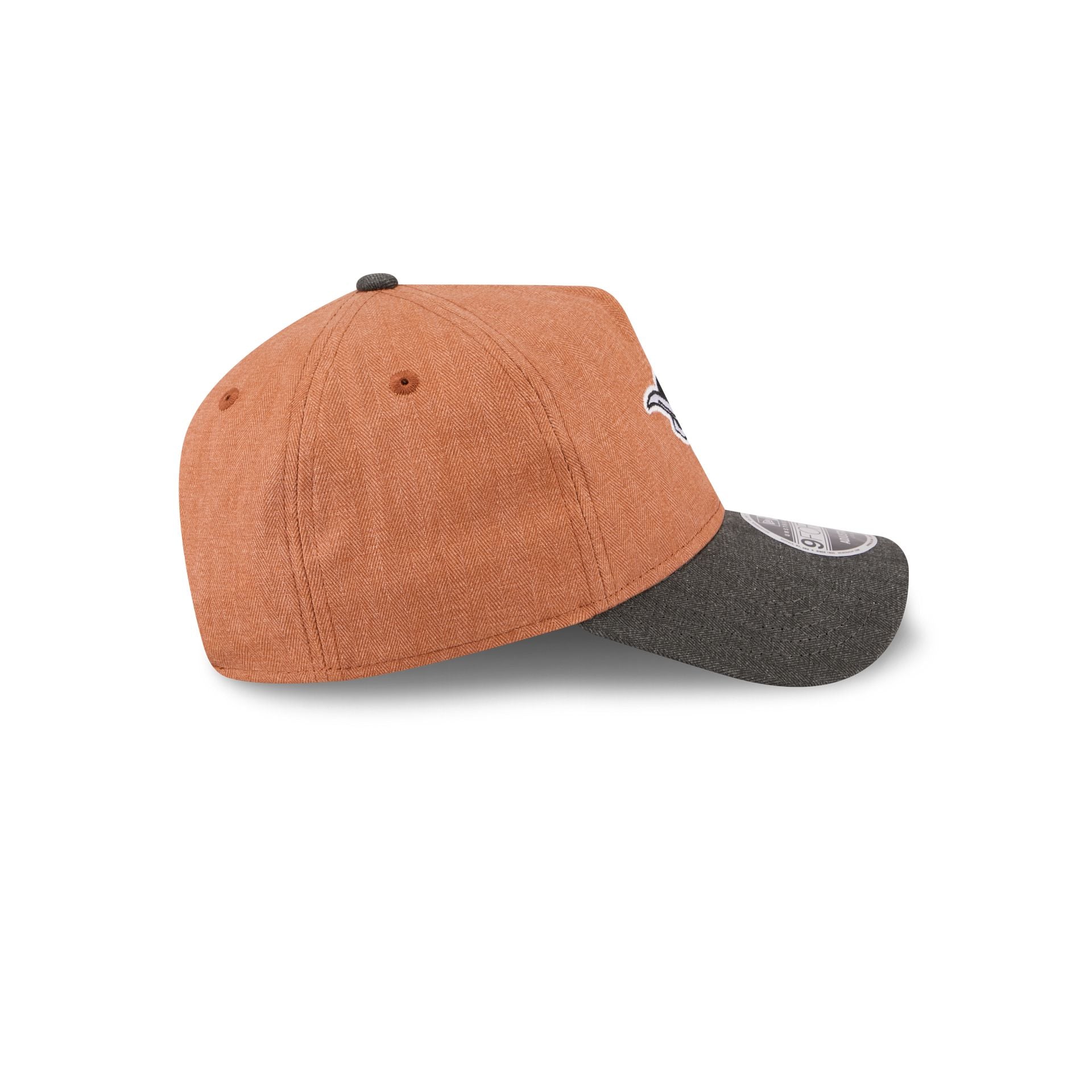 Texas Longhorns Herringbone Team Colors 9FORTY A-Frame Adjustable Hat