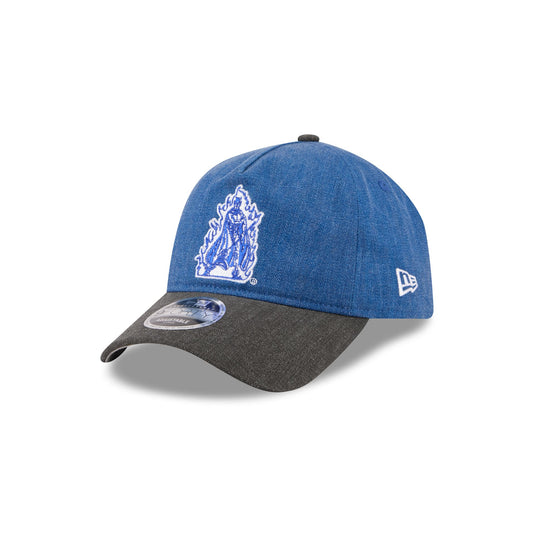 Duke Blue Devils Herringbone Team Colors 9FORTY A-Frame Adjustable Hat - New Era Cap