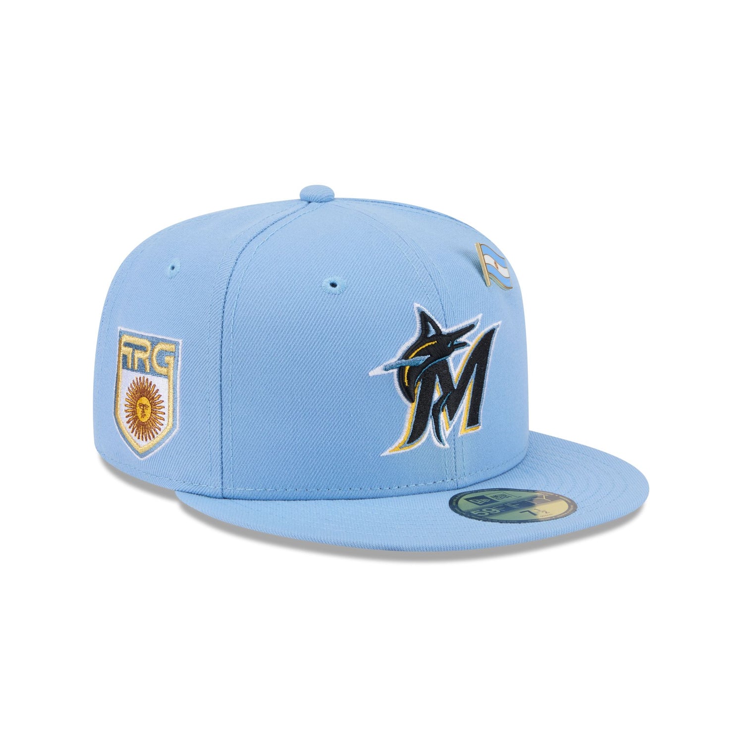 Miami Marlins Country Flag 59FIFTY Fitted Hat