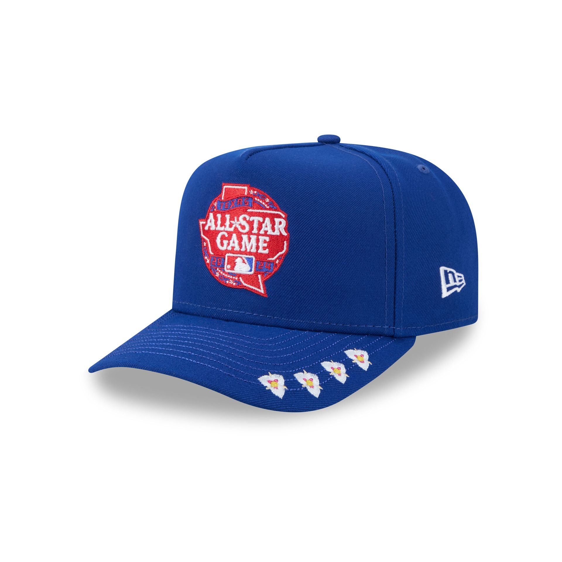 Texas Rangers 2024 All-Star Game Blue 59FIFTY A-Frame Fitted Hat