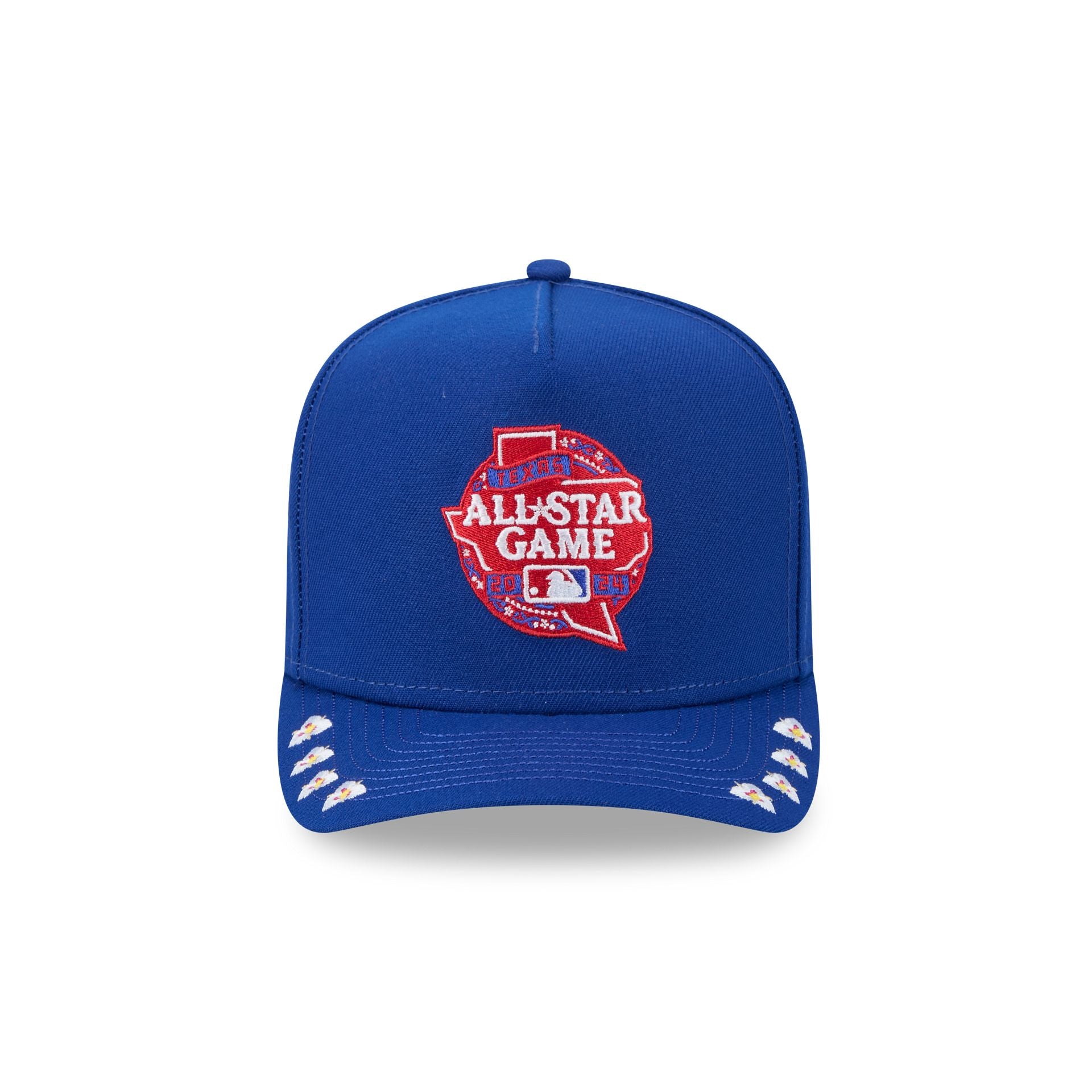 Texas Rangers 2024 All-Star Game Blue 59FIFTY A-Frame Fitted Hat